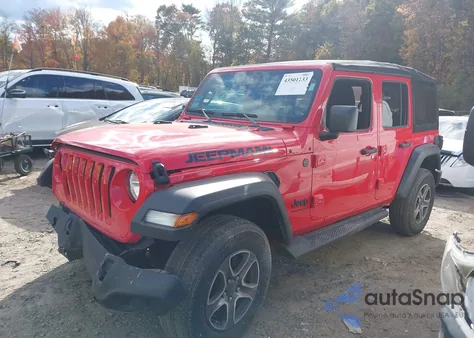 2023 Jeep Wrangler 4-Door Sport S 4X4 from USA, damaged, VIN 1C4HJXDN2PW576601